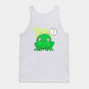 life in curiosity, frog Tank Top